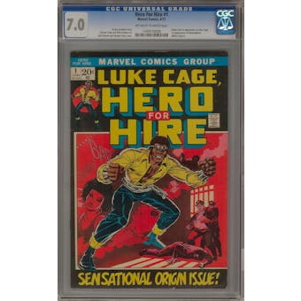 Hero for Hire #1 CGC 7.0 (OW-W) *1349578008*