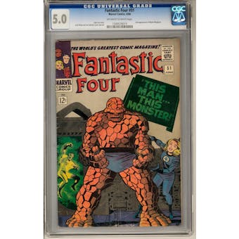 Fantastic Four #51 CGC 5.0 (OW-W)) *1349578019*