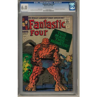 Fantastic Four #51 CGC 6.0 (OW-W)) *1349578020*