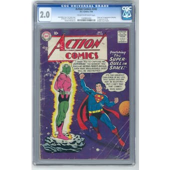 Action Comics #242 CGC 2.0 (C-OW) *1349892004*