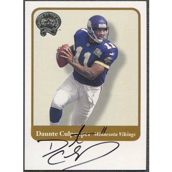 2001 Greats of the Game #10 Daunte Culpepper Auto