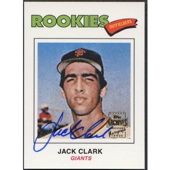 2001 Topps Archives #TAA152 Jack Clark Auto