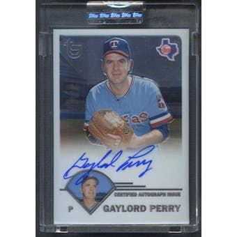 2003 Topps Retired Signature #GP Gaylord Perry Auto