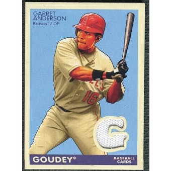 2009 Upper Deck Goudey Memorabilia #GMGA Garret Anderson