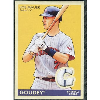 2009 Upper Deck Goudey Memorabilia #GMMA Joe Mauer