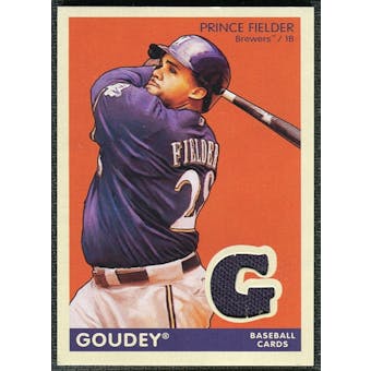 2009 Upper Deck Goudey Memorabilia #GMPF Prince Fielder