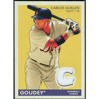 2009 Upper Deck Goudey Memorabilia #GMCG Carlos Guillen