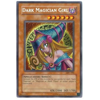 Yu-Gi-Oh Magician's Force Unlimited Single Dark Magician Girl Secret Rare Near Mint (NM)