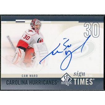 2010/11 Upper Deck SP Authentic Sign of the Times #SOTCW Cam Ward Autograph