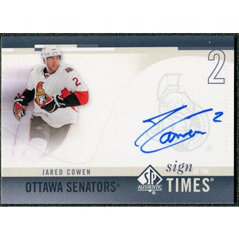 2010/11 Upper Deck SP Authentic Sign of the Times #SOTJC Jared Cowen Autograph