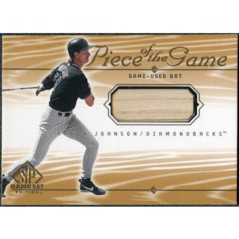 2001 Upper Deck SP Game Bat Edition Piece of the Game #RJ Randy Johnson