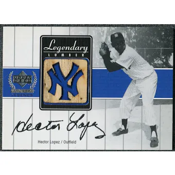 2000 Upper Deck Yankees Legends Legendary Lumber Gold #HLLL Hector Lopez