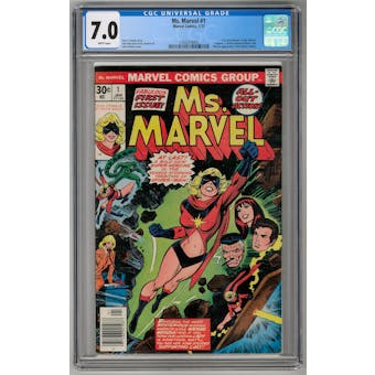 Ms. Marvel #1 CGC 7.0 (W) *1356319003*