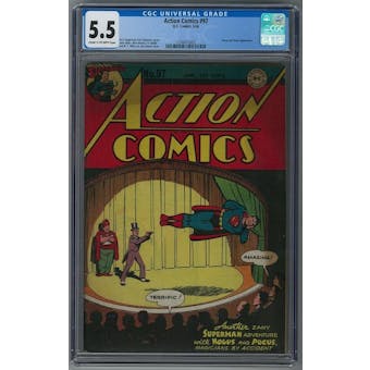 Action Comics #97 CGC 5.5 (C-OW) *1356411003*