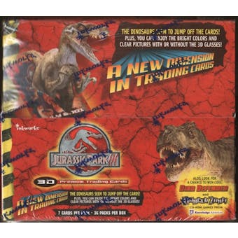 Jurassic Park 3 Hobby Box (2001 InkWorks)