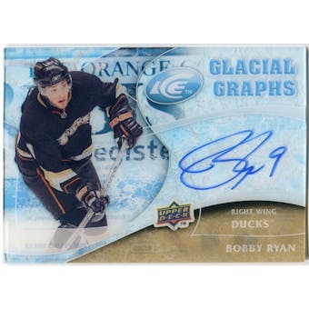2009/10 Upper Deck Ice Glacial Graphs #GGBR Bobby Ryan Autograph