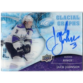 2009/10 Upper Deck Ice Glacial Graphs #GGJJ Jack Johnson Autograph