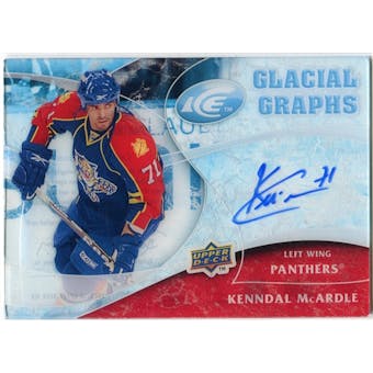 2009/10 Upper Deck Ice Glacial Graphs #GGKM Kenndal McArdle Autograph