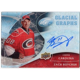 2009/10 Upper Deck Ice Glacial Graphs #GGZA Zach Boychuk Autograph