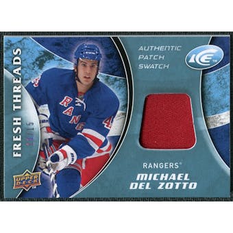 2009/10 Upper Deck Ice Fresh Threads Patches #FTMD Michael Del Zotto /15