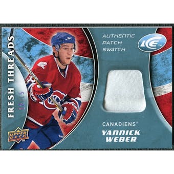 2009/10 Upper Deck Ice Fresh Threads Patches #FTYW Yannick Weber /15