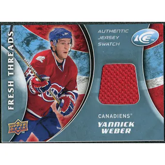 2009/10 Upper Deck Ice Fresh Threads #FTYW Yannick Weber
