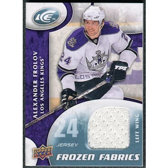 2009/10 Upper Deck Ice Frozen Fabrics #FRAF Alexander Frolov