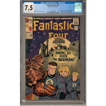 Fantastic Four #45 CGC 7.5 (OW) *1362114005*