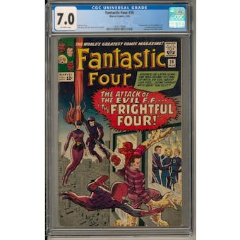Fantastic Four #36 CGC 7.0 (OW) *1362114006*