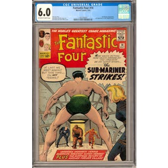 Fantastic Four #14 CGC 6.0 (OW-W) *1362202001*