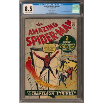 Amazing Spider-Man #1 CGC 8.5 (C-OW) Golden Record Reprint *1362212001*