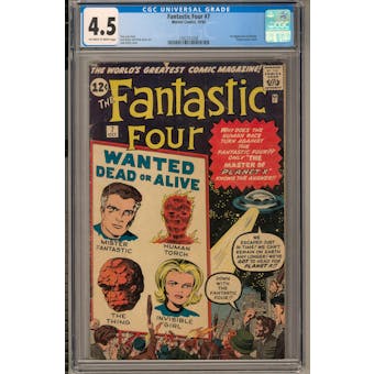 Fantastic Four #7 CGC 4.5 (OW-W) *1362212006*