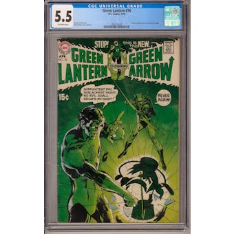 Green Lantern #76 CGC 5.5 (OW) *1362212007*