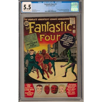 Fantastic Four #11 CGC 5.5 (C-OW) *1362215003*
