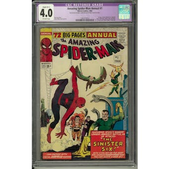 Amazing Spider-Man Annual #1 CGC 4.0 (OW) *1362215010* Restored