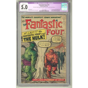 Fantastic Four #12 CGC 5.0 Restored (C-OW) *1362218008*