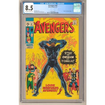 Avengers #87 CGC 8.5 (OW-W) *1362218010*