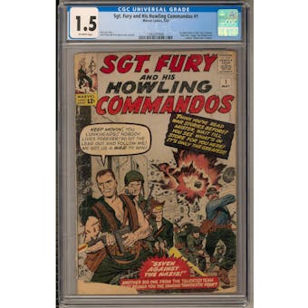 Sgt. Fury and his Howling Commandos #1 CGC 1.5 (OW) *1362237008*