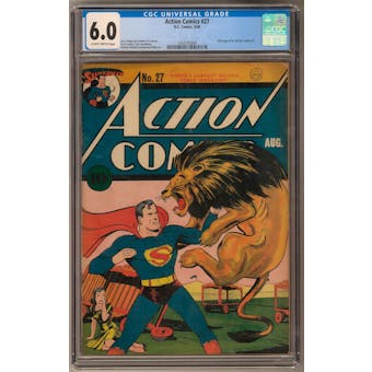 Action Comics #27 CGC 6.0 (SB) *1362242004*