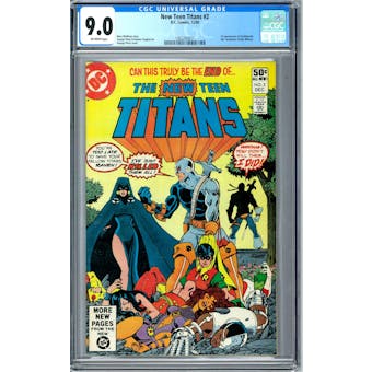 New Teen Titans #2 CGC 9.0 (OW) *1362243011*