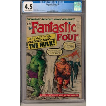 Fantastic Four #12 CGC 4.5 (C-OW) *1362244004*