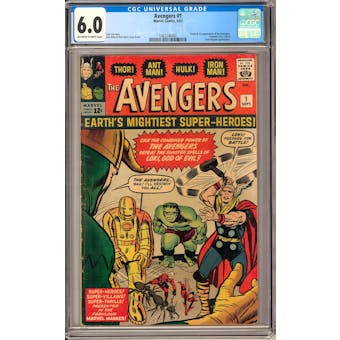 Avengers #1 CGC 6.0 (OW-W) *1362246002*