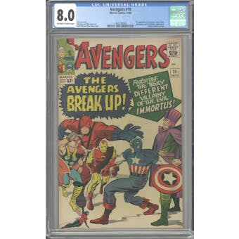 Avengers #10 CGC 8.0 (OW-W) *1362250003*