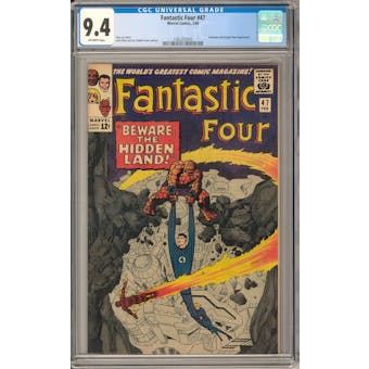Fantastic Four #47 CGC 9.4 (OW) *1362252003*