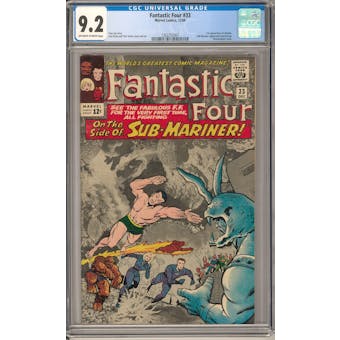 Fantastic Four #33 CGC 9.2 (OW-W) *1362252007*