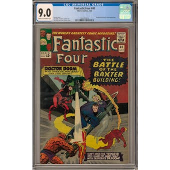 Fantastic Four #40 CGC 9.0 (C-OW) *1362252014*