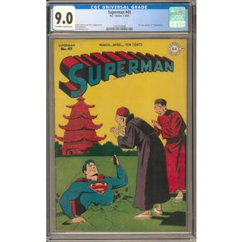 Superman #45 CGC 9.0 (OW-W) *1362253008*
