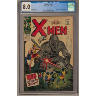 X-Men #34 CGC 8.0 (OW-W) *1362254011*