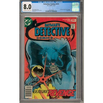 Detective Comics #474 CGC 8.0 (OW-W) *1362256004*
