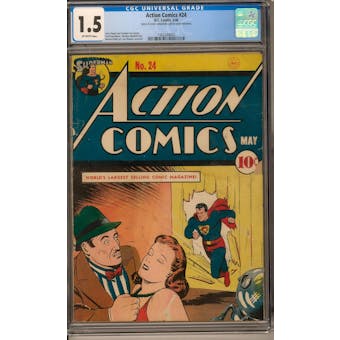 Action Comics #24 CGC 1.5 (OW) *1362264003*